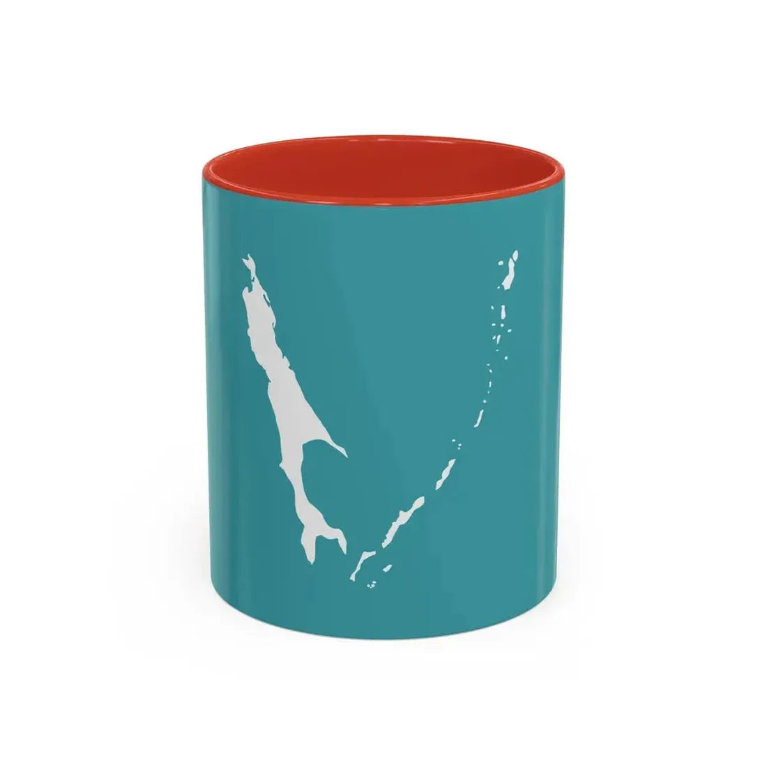 Flag of Sakhalin Oblast Russia - Accent Coffee Mug 11oz Red - Go Mug Yourself