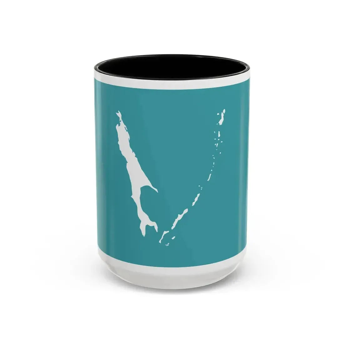 Flag of Sakhalin Oblast Russia - Accent Coffee Mug 15oz Black - Go Mug Yourself