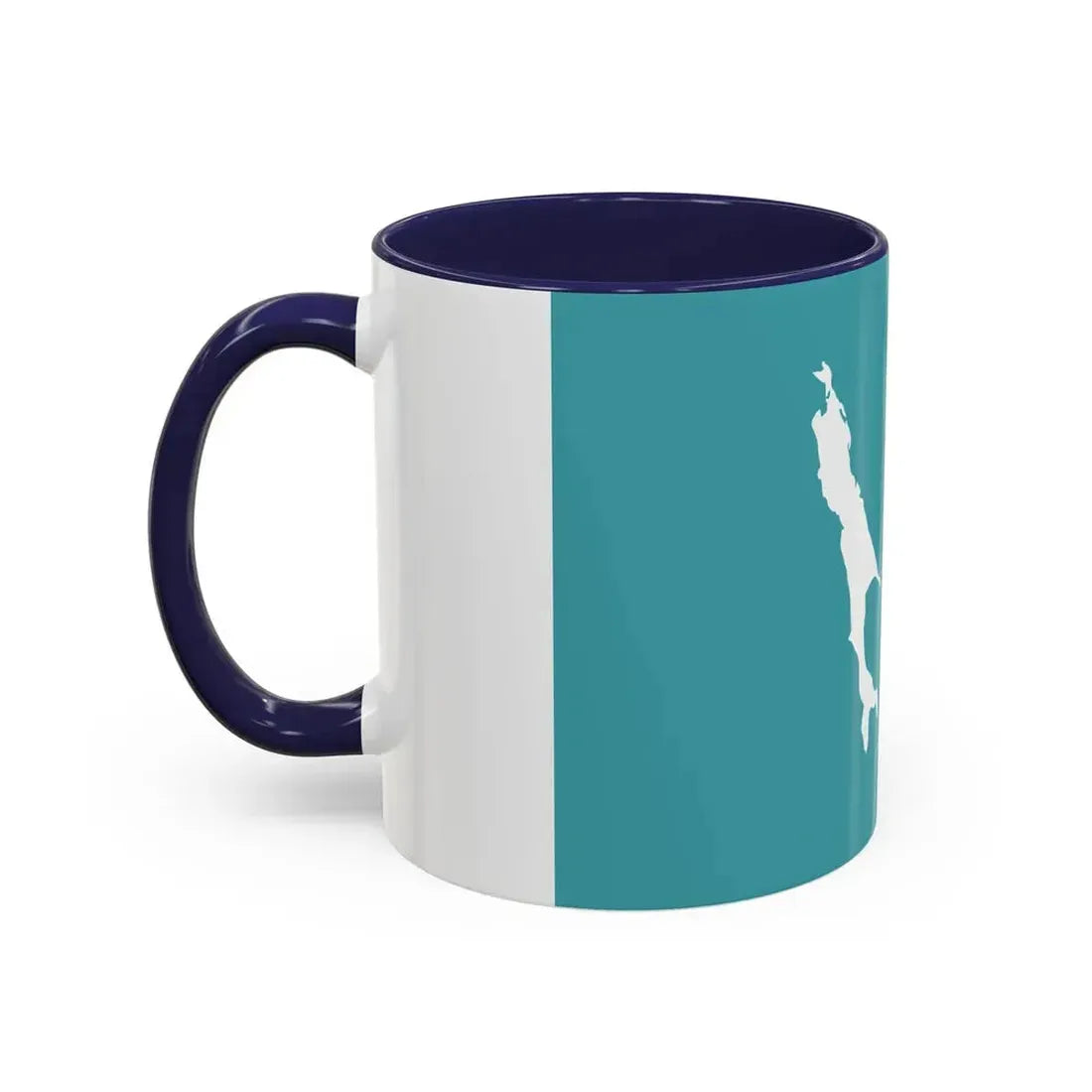 Flag of Sakhalin Oblast Russia - Accent Coffee Mug - Go Mug Yourself