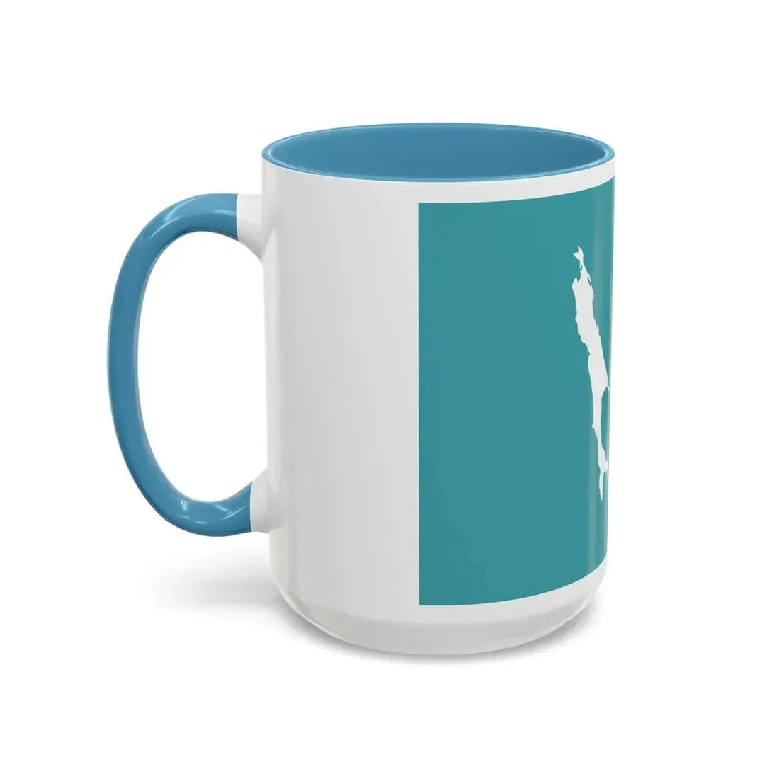Flag of Sakhalin Oblast Russia - Accent Coffee Mug - Go Mug Yourself