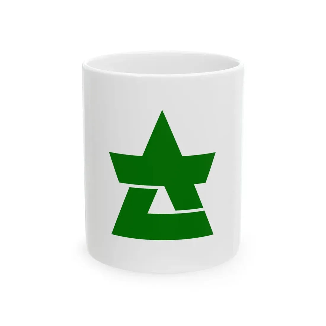 Flag of Sakuma Shizuoka 1966-2005 (Japan) White Coffee Mug 11oz - Go Mug Yourself