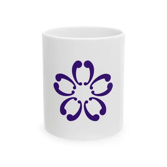 Flag of Sakura Chiba (Japan) White Coffee Mug 11oz - Go Mug Yourself