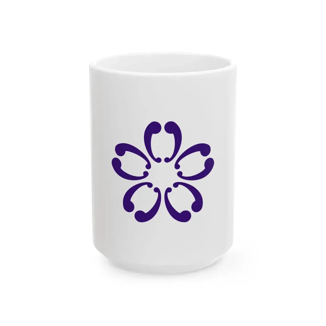 Flag of Sakura Chiba (Japan) White Coffee Mug 15oz - Go Mug Yourself