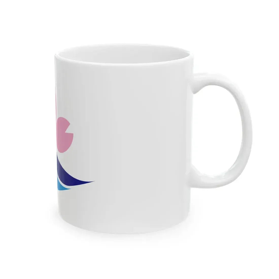 Flag of Sakuragawa Ibaraki (Japan) White Coffee Mug - Go Mug Yourself