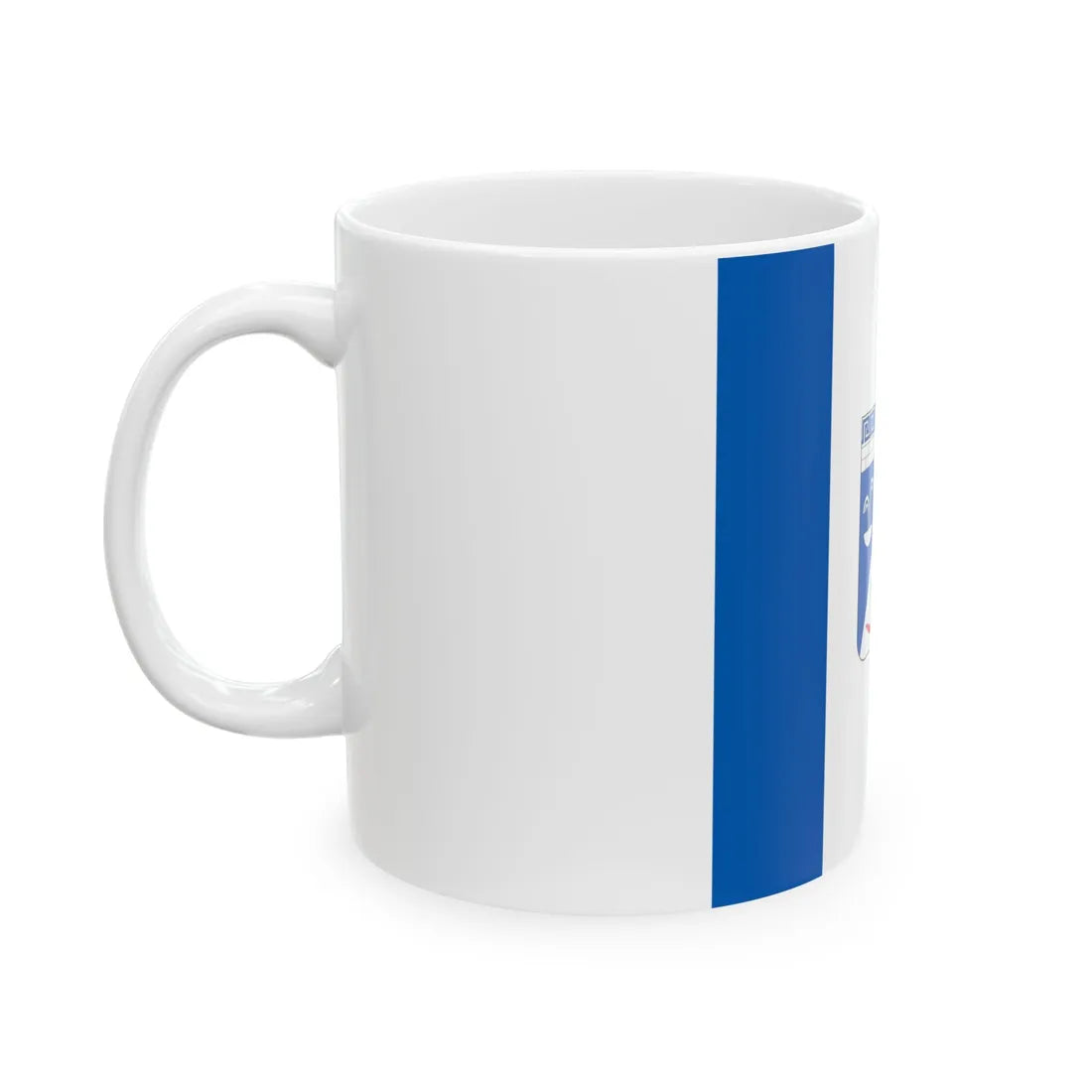 Flag of Saky Crimea Ukraine (Ukraine) White Coffee Mug - Go Mug Yourself