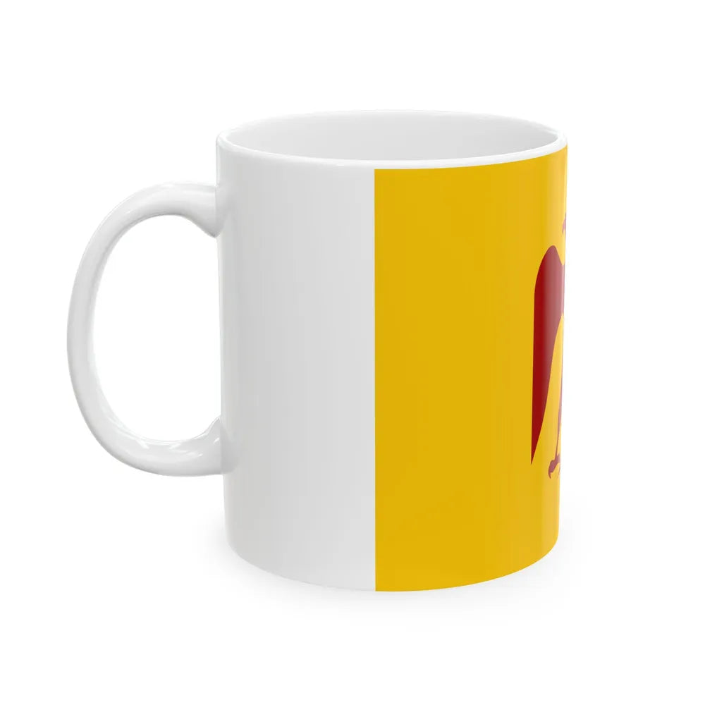 Flag of Saladin (Egypt) White Coffee Mug - Go Mug Yourself