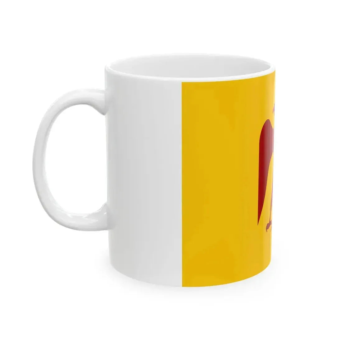Flag of Saladin (Egypt) White Coffee Mug - Go Mug Yourself