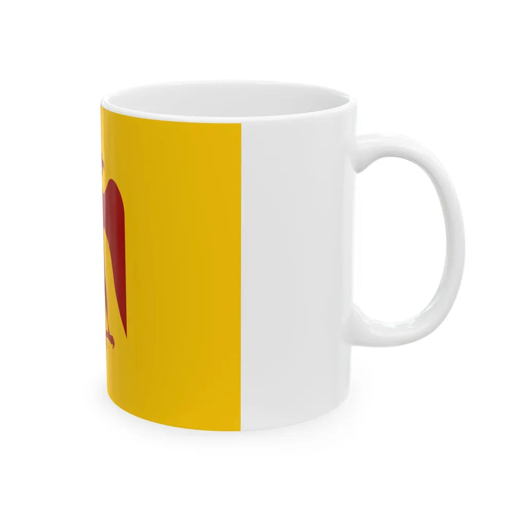 Flag of Saladin (Egypt) White Coffee Mug - Go Mug Yourself