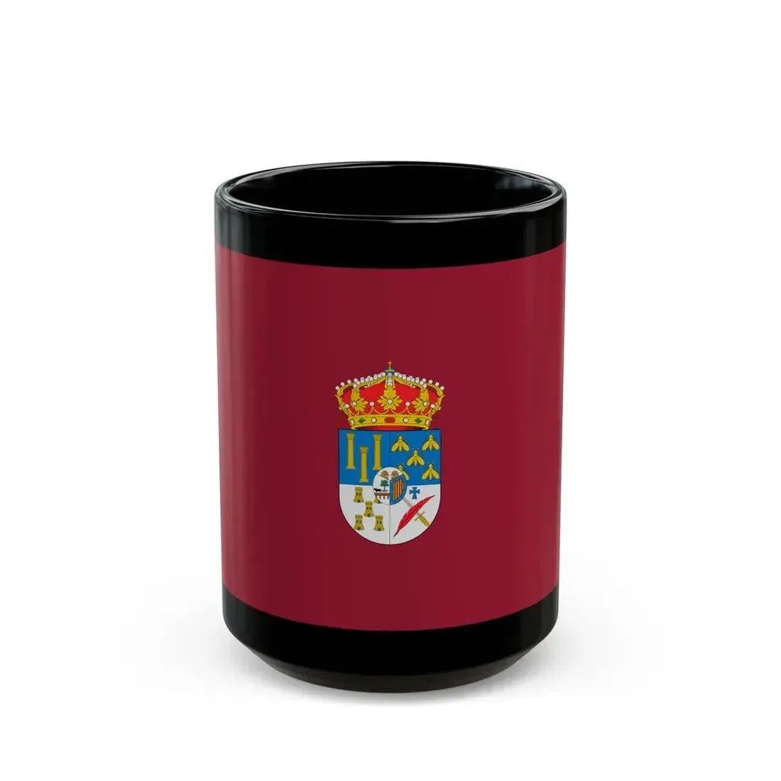 Flag of Salamanca Spain - Black Coffee Mug 15oz - Go Mug Yourself