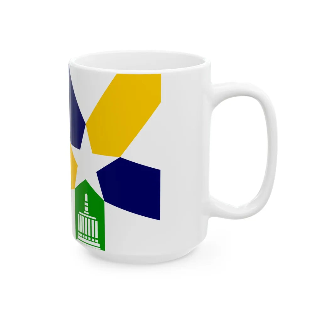 Flag of Salem Oregon 1972-2022 (United States) White Coffee Mug - Go Mug Yourself