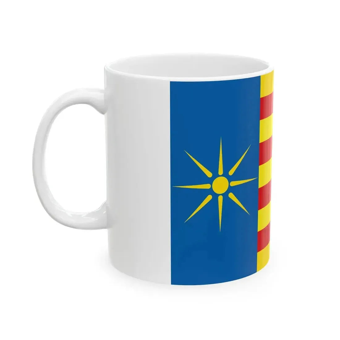 Flag of Salento (Italy) White Coffee Mug - Go Mug Yourself