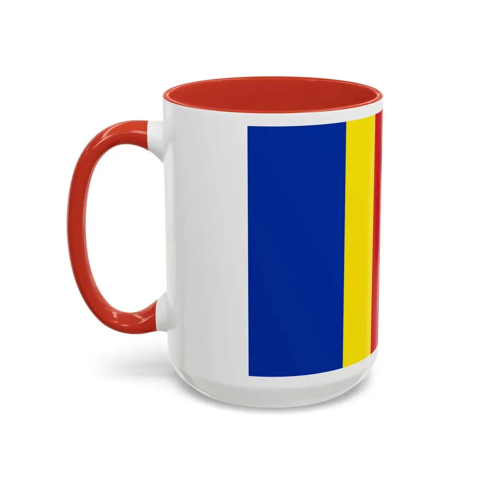 Flag of Salerno Italy - Accent Coffee Mug - Go Mug Yourself