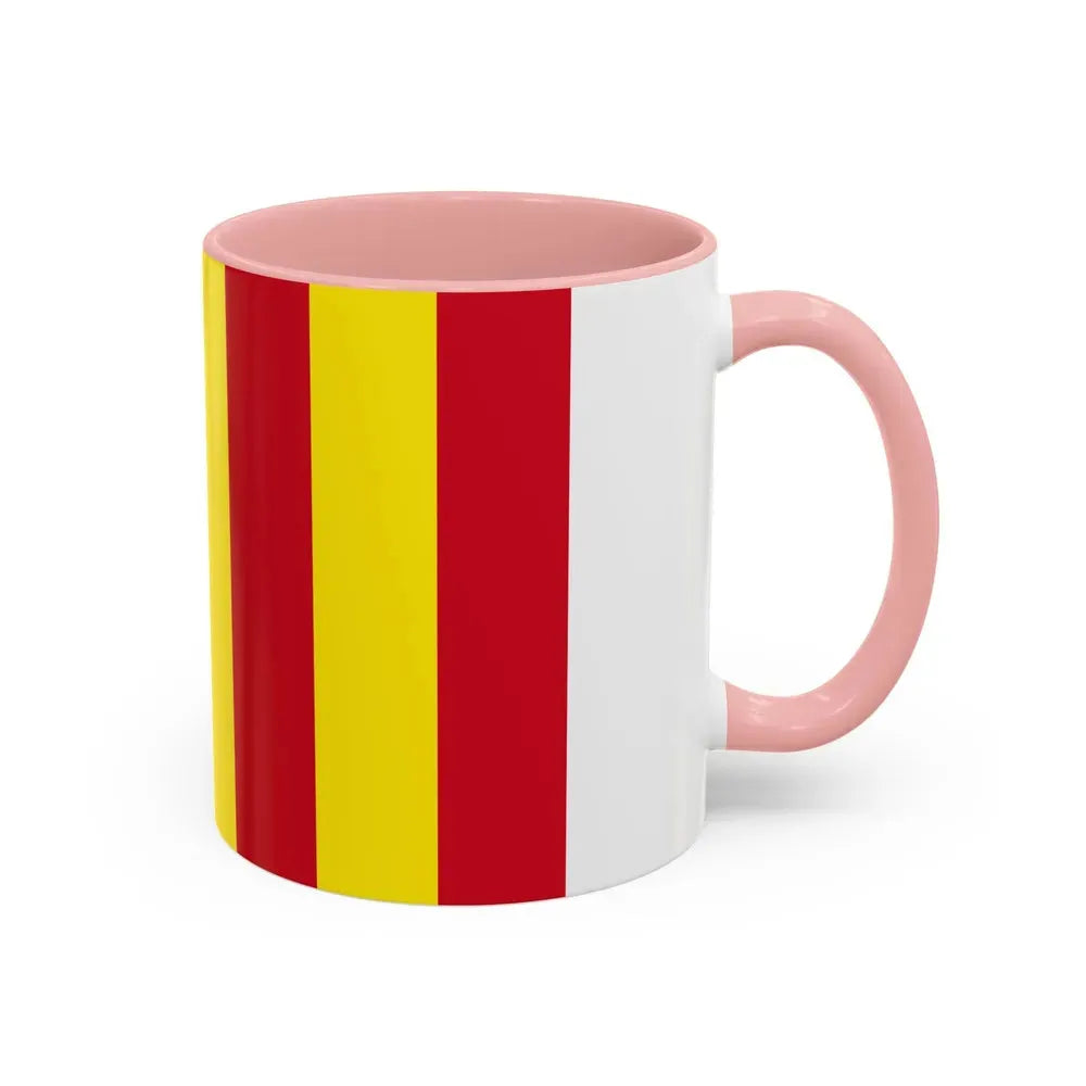 Flag of Salerno Italy - Accent Coffee Mug - Go Mug Yourself