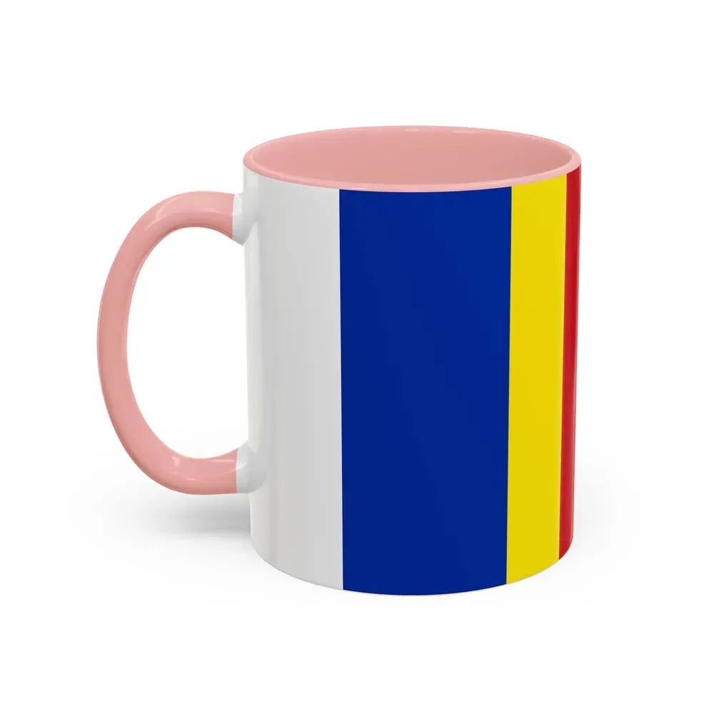 Flag of Salerno Italy - Accent Coffee Mug - Go Mug Yourself