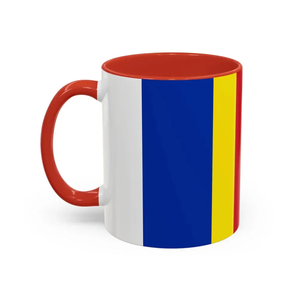 Flag of Salerno Italy - Accent Coffee Mug - Go Mug Yourself