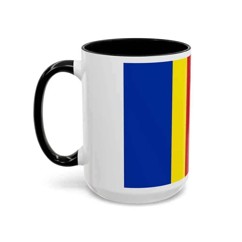 Flag of Salerno Italy - Accent Coffee Mug - Go Mug Yourself