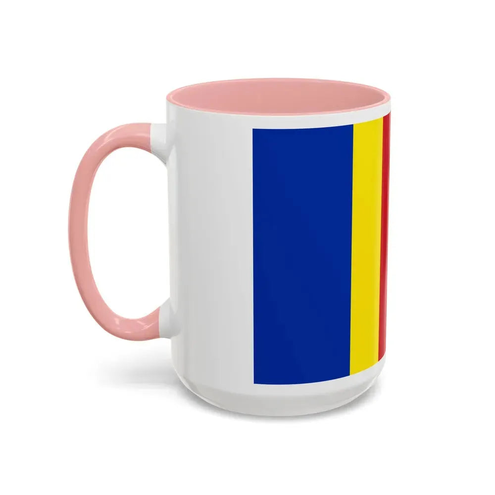 Flag of Salerno Italy - Accent Coffee Mug - Go Mug Yourself