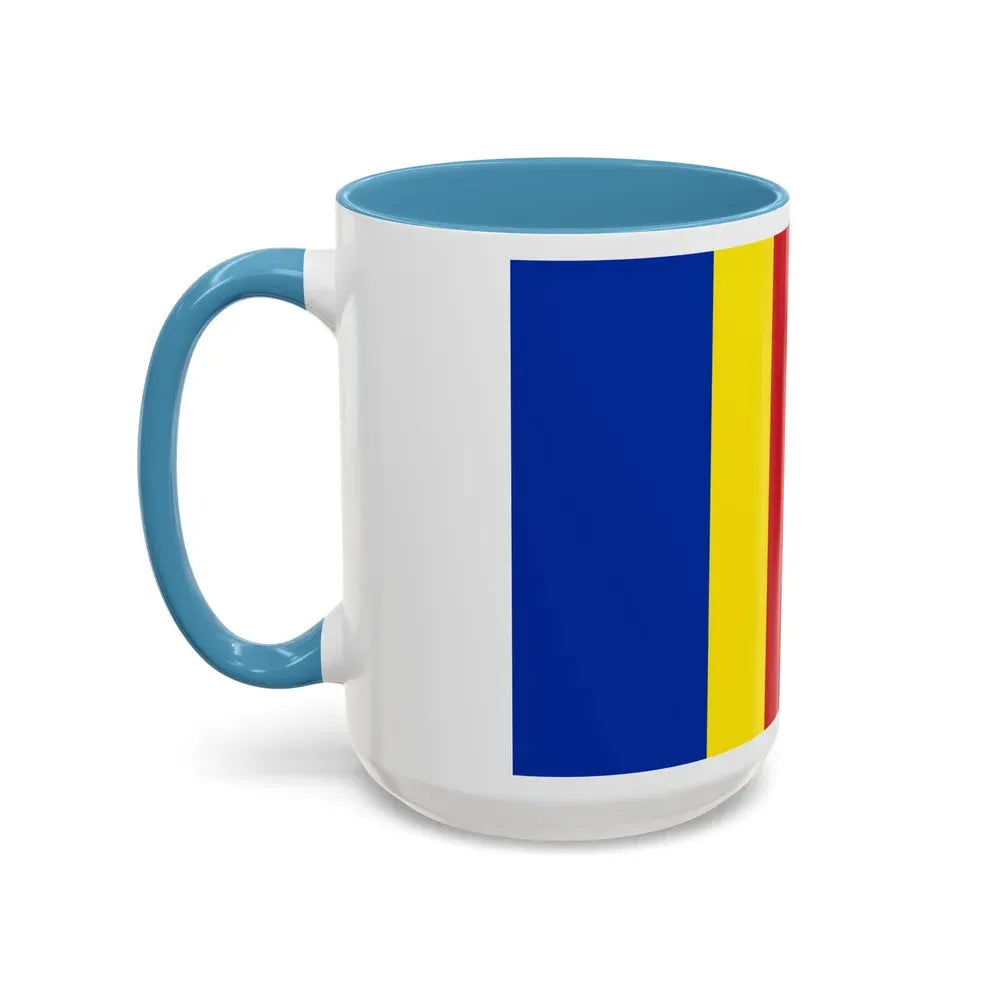 Flag of Salerno Italy - Accent Coffee Mug - Go Mug Yourself