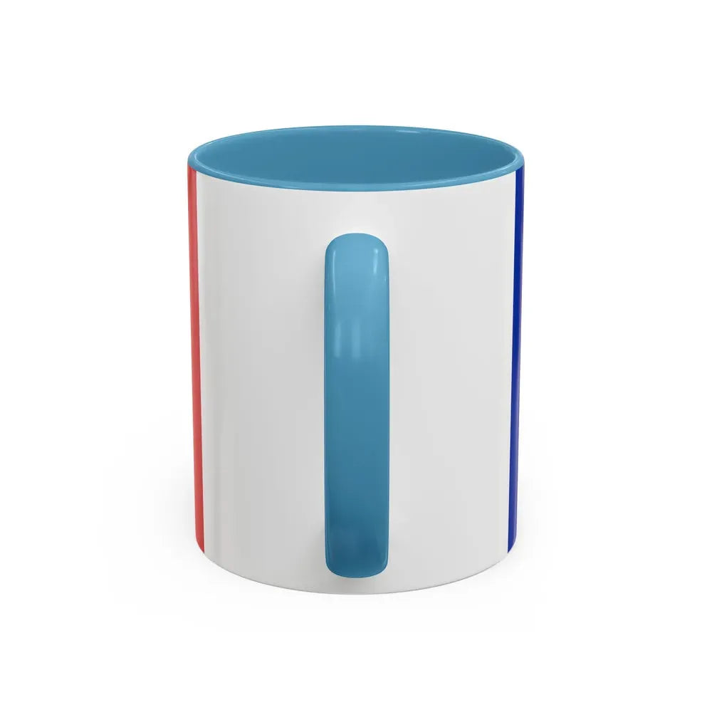 Flag of Salerno Italy - Accent Coffee Mug - Go Mug Yourself