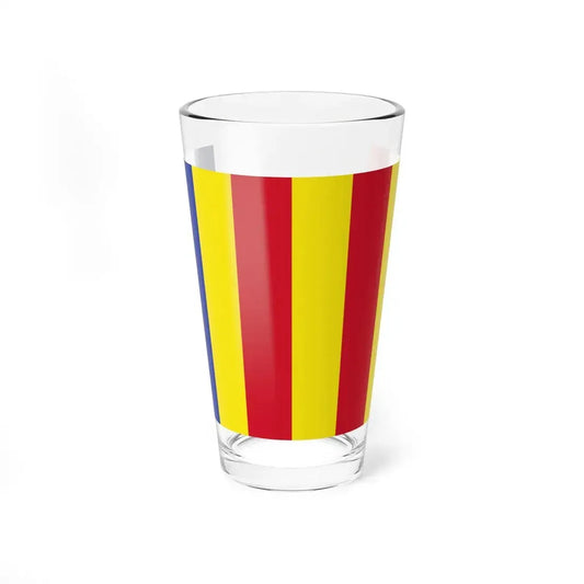 Flag of Salerno (Italy) Pint Glass 16oz 16oz - Go Mug Yourself