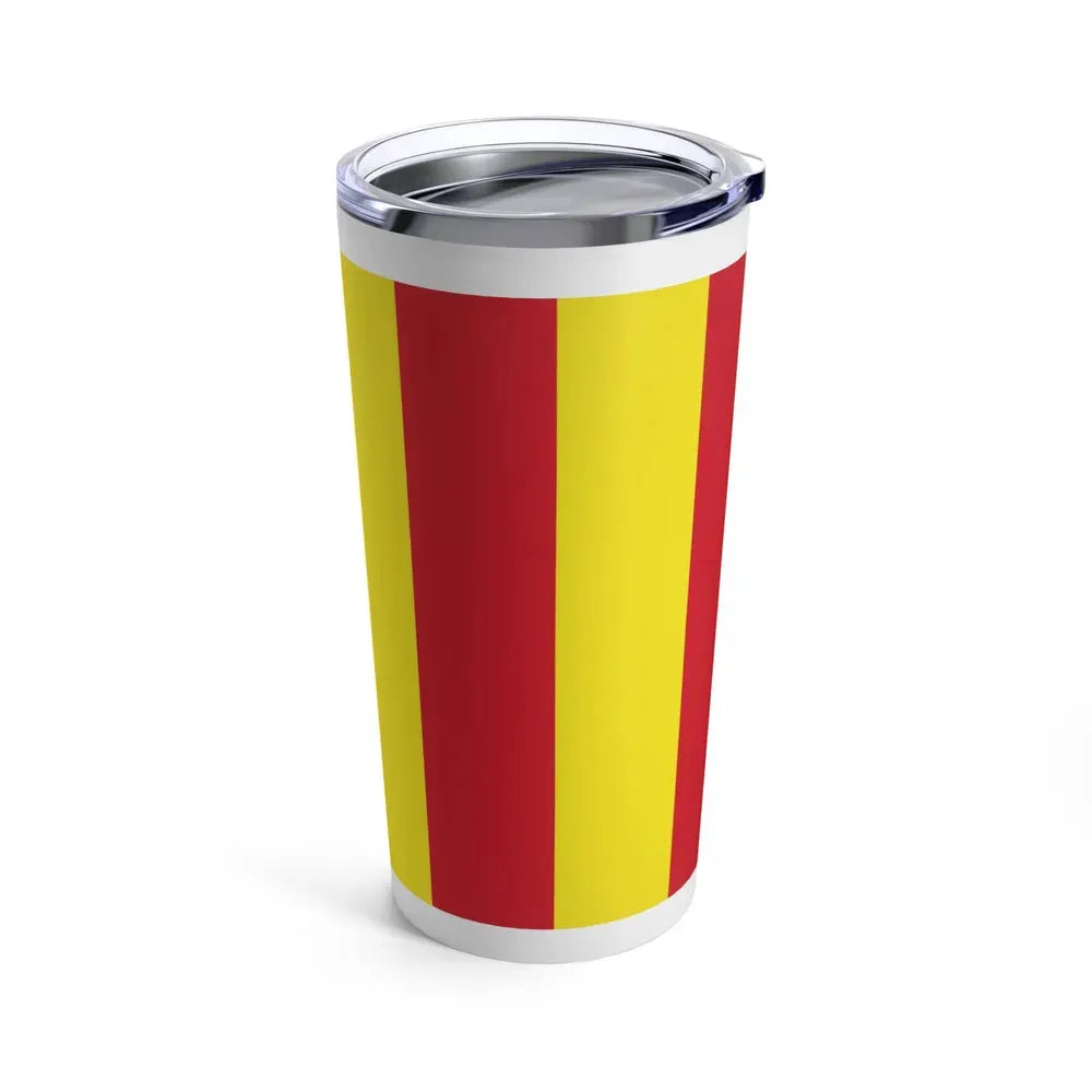 Flag of Salerno Italy - Tumbler 20oz - Go Mug Yourself
