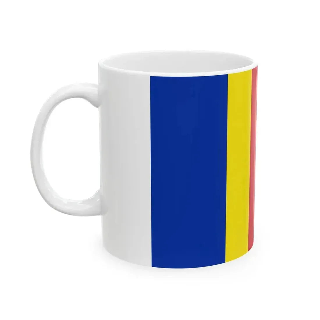 Flag of Salerno (Italy) White Coffee Mug - Go Mug Yourself