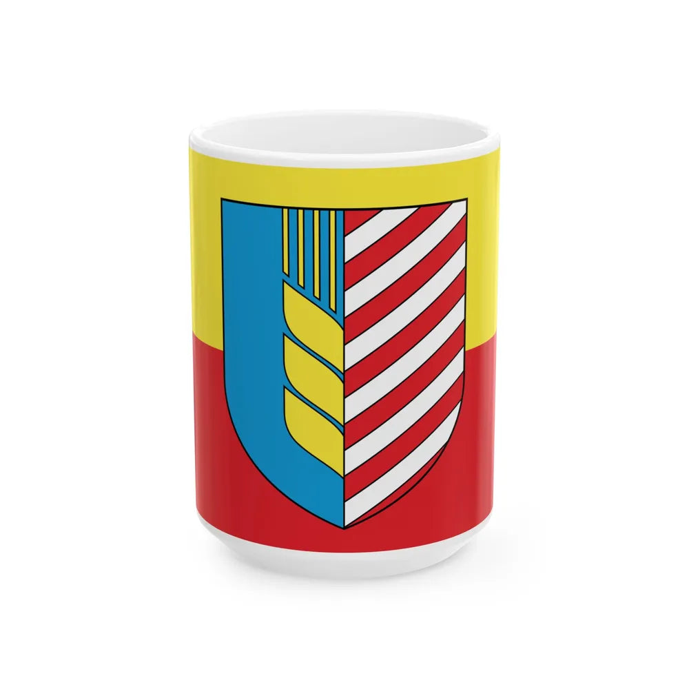 Flag of Salihorsk (Belarus) White Coffee Mug 15oz - Go Mug Yourself