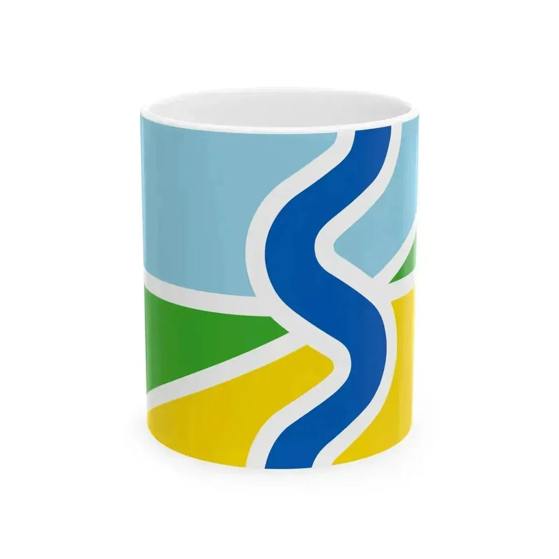 Flag of Salland Netherlands (Netherlands) White Coffee Mug 11oz - Go Mug Yourself