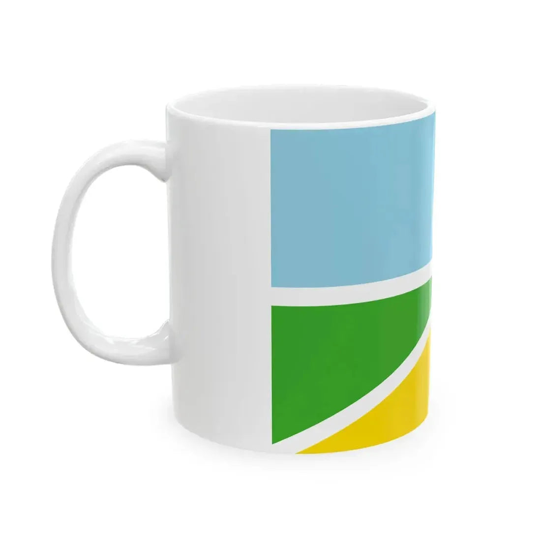 Flag of Salland Netherlands (Netherlands) White Coffee Mug - Go Mug Yourself