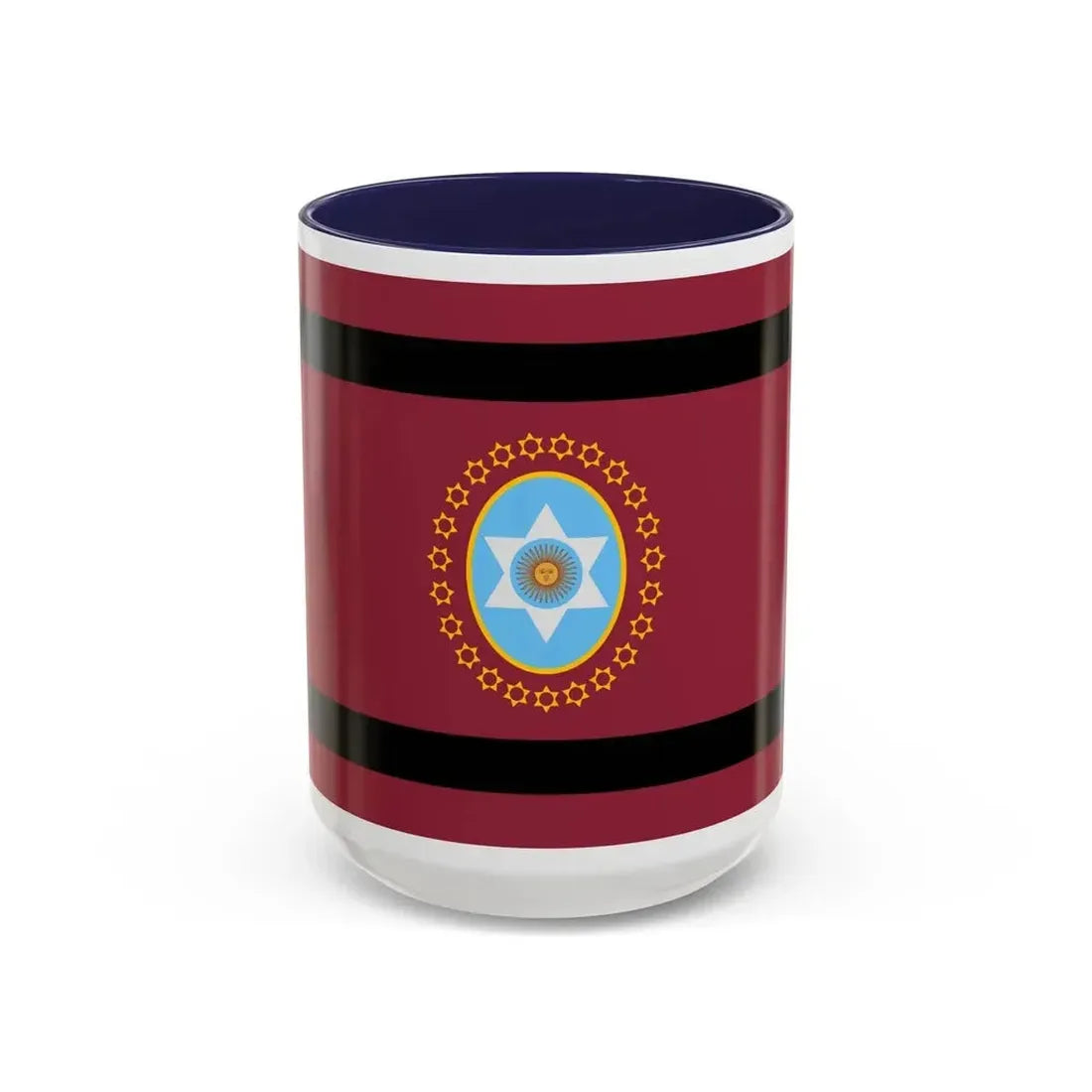Flag of Salta Province Argentina - Accent Coffee Mug 15oz Navy - Go Mug Yourself