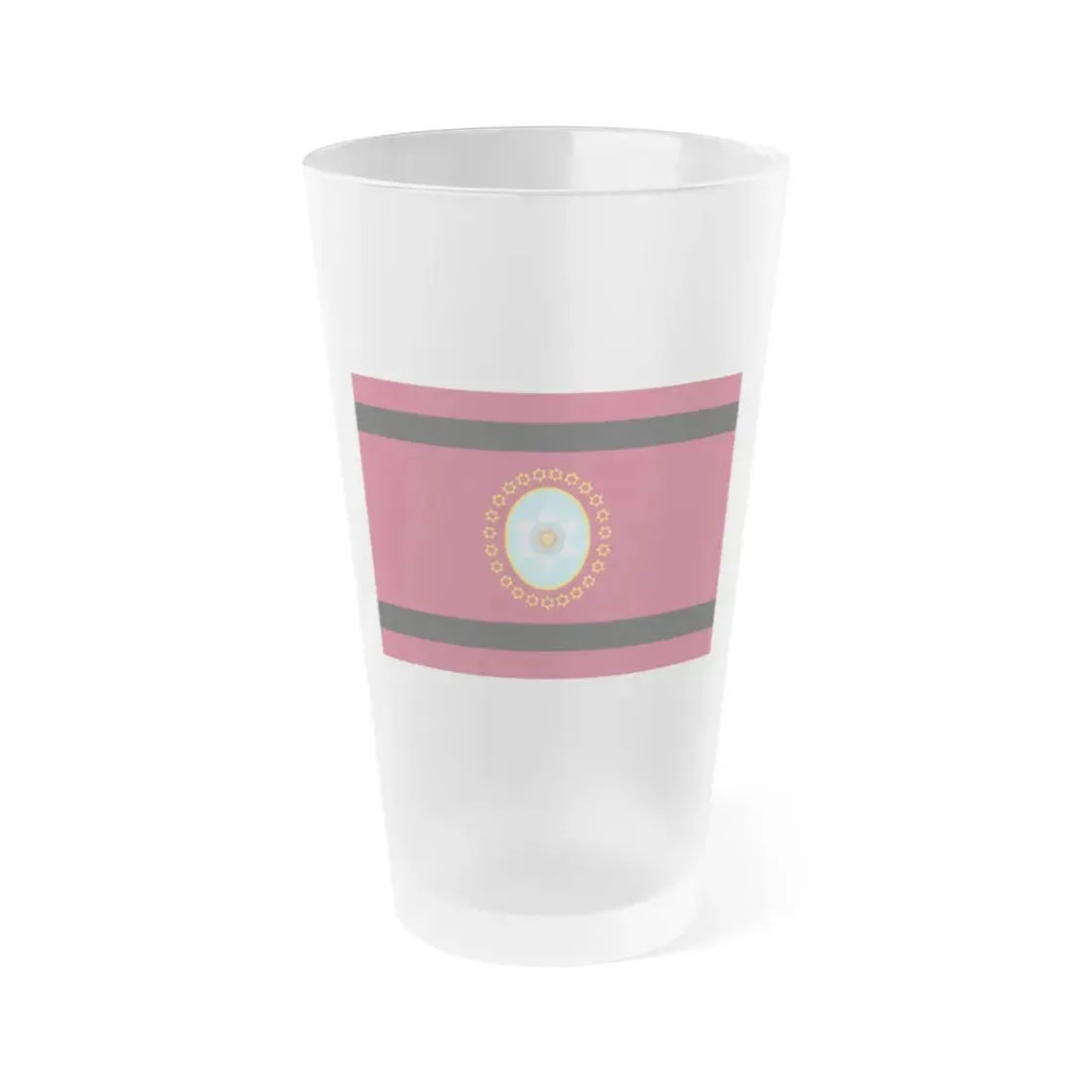 Flag of Salta Province Argentina - Frosted Pint Glass 16oz 16oz Frosted - Go Mug Yourself