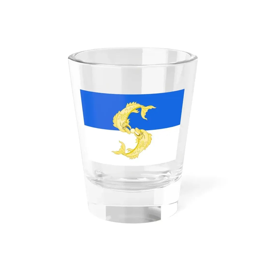 Flag of Saluzzo (Italy) Shot Glass 1.5oz 1.5oz - Go Mug Yourself