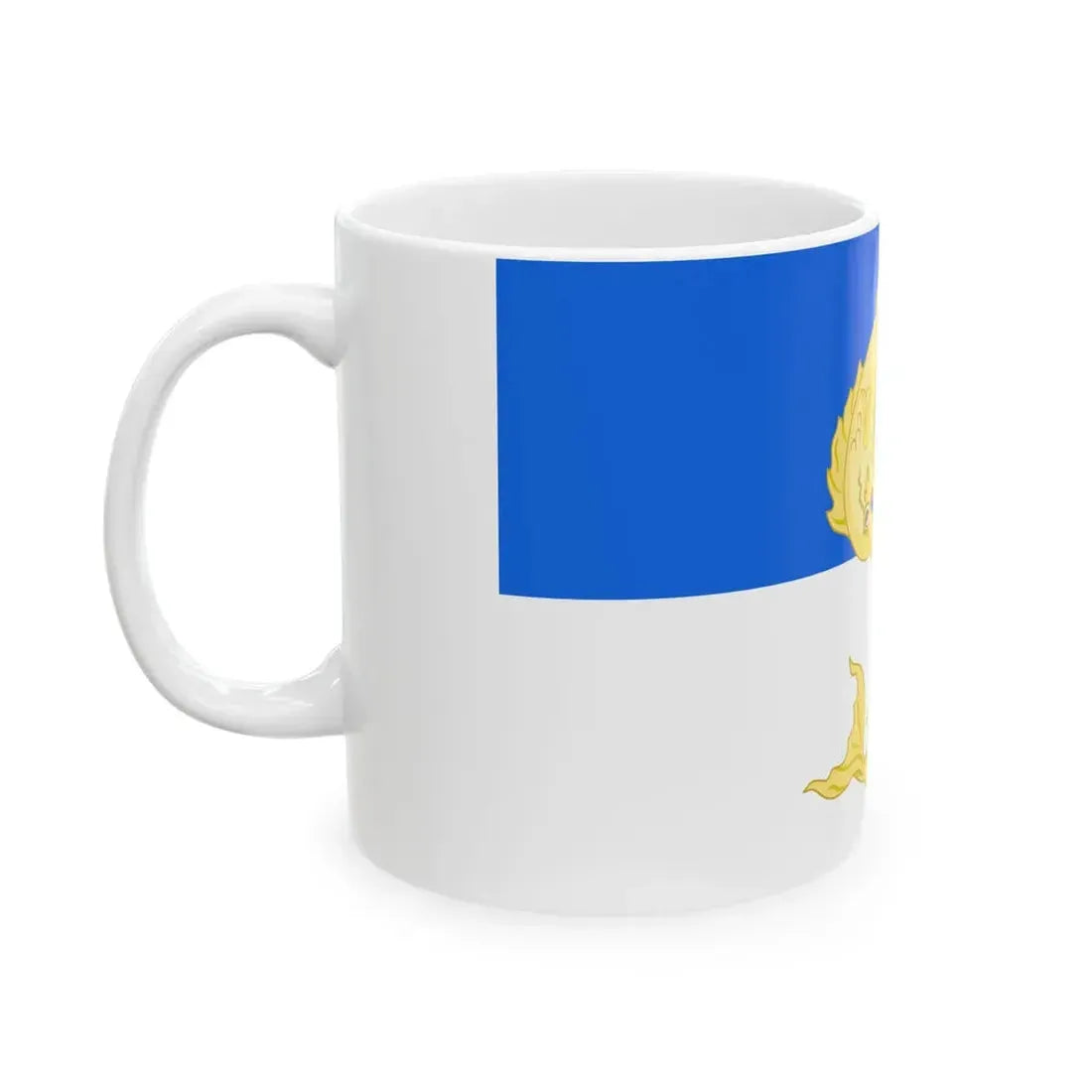 Flag of Saluzzo (Italy) White Coffee Mug - Go Mug Yourself