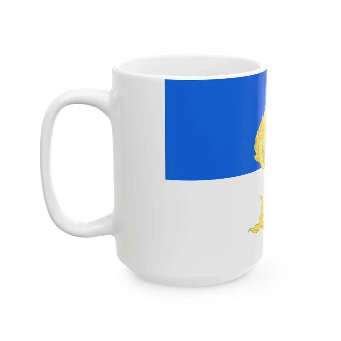 Flag of Saluzzo (Italy) White Coffee Mug - Go Mug Yourself
