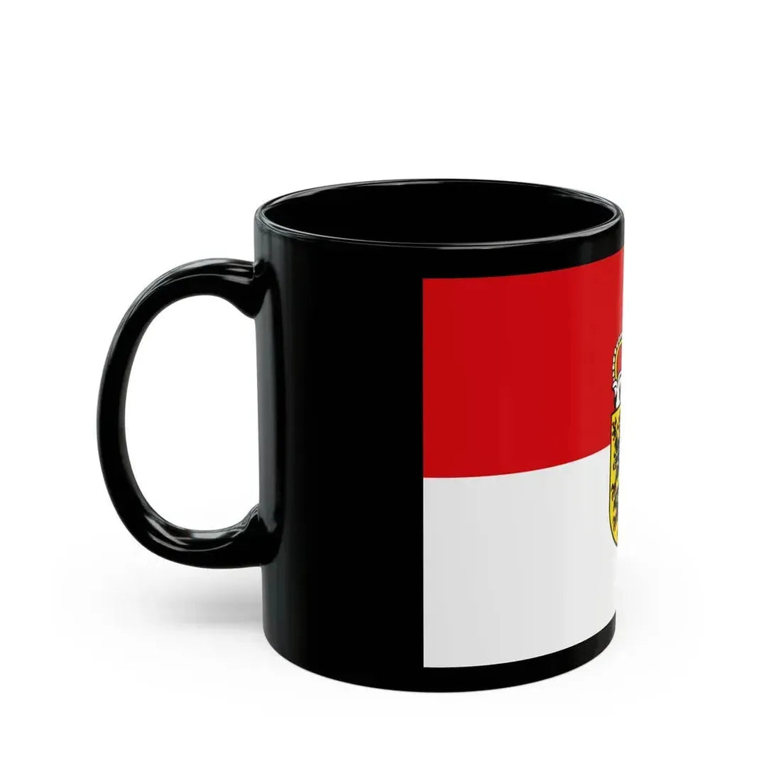 Flag of Salzburg Austria - Black Coffee Mug - Go Mug Yourself