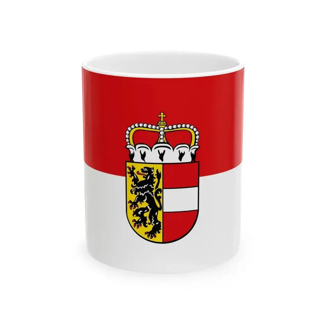 Flag of Salzburg Austria - White Coffee Mug - Go Mug Yourself