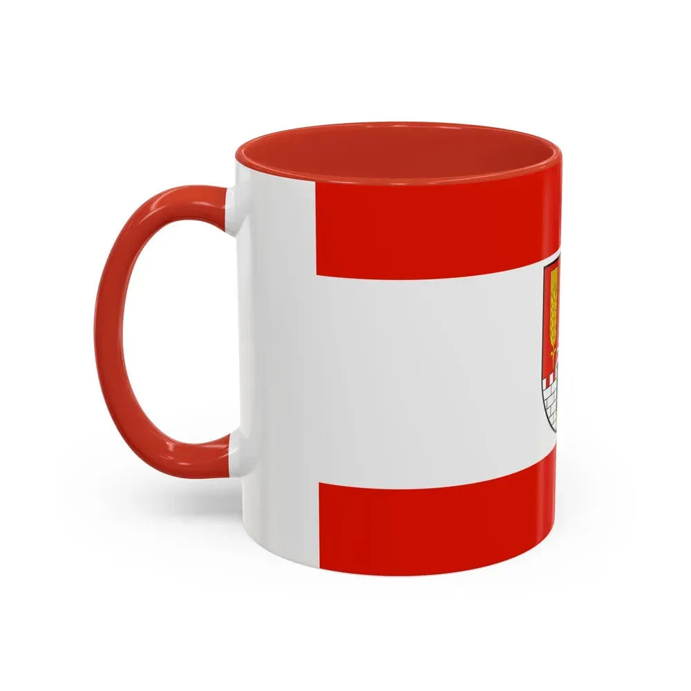 Flag of Salzgitter Germany - Accent Coffee Mug - Go Mug Yourself