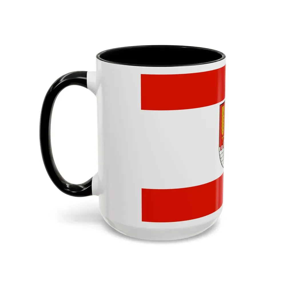Flag of Salzgitter Germany - Accent Coffee Mug - Go Mug Yourself