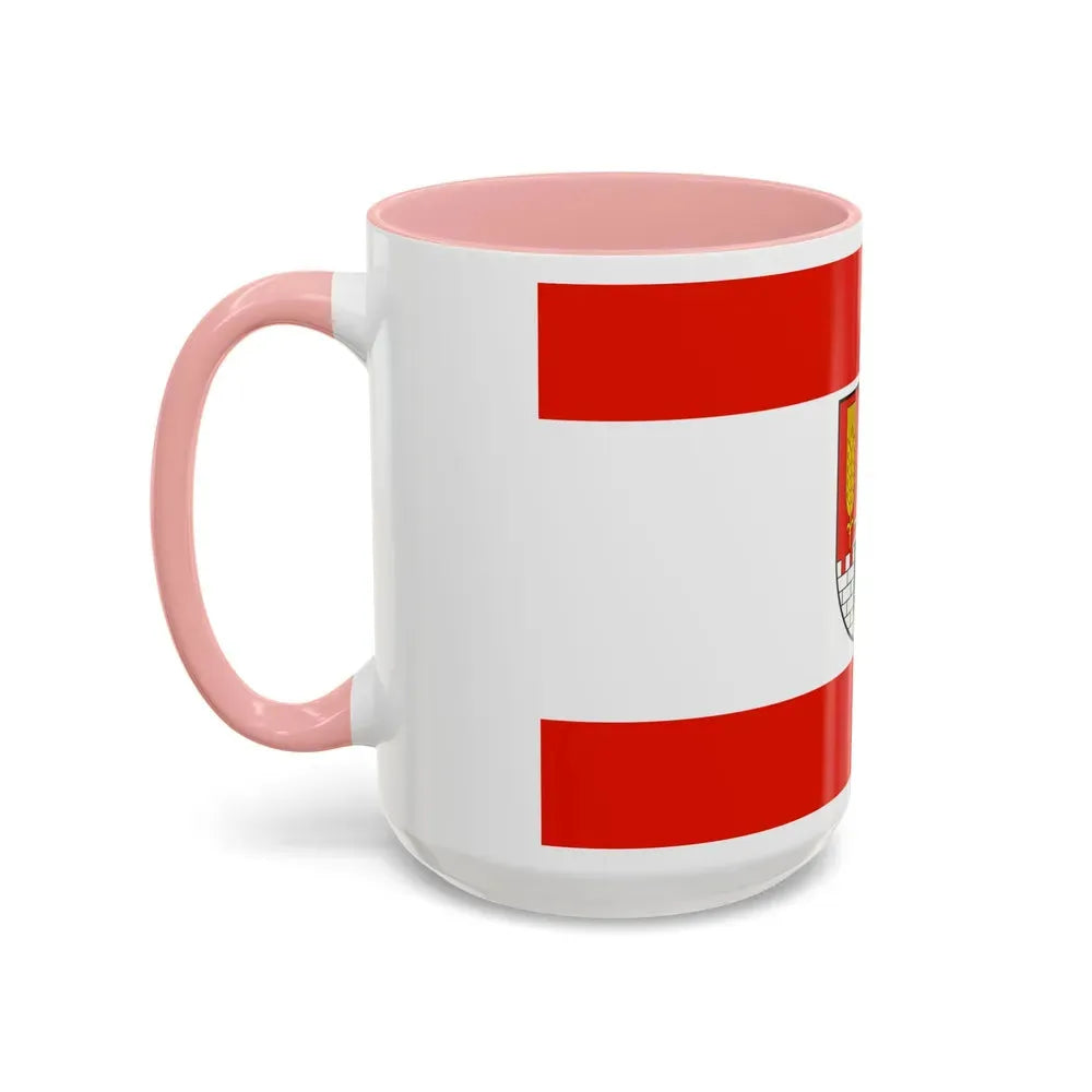 Flag of Salzgitter Germany - Accent Coffee Mug - Go Mug Yourself