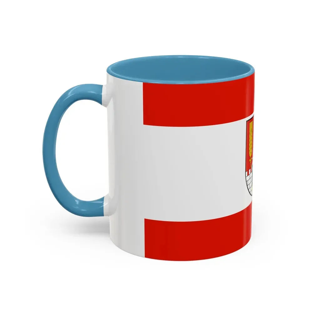 Flag of Salzgitter Germany - Accent Coffee Mug - Go Mug Yourself