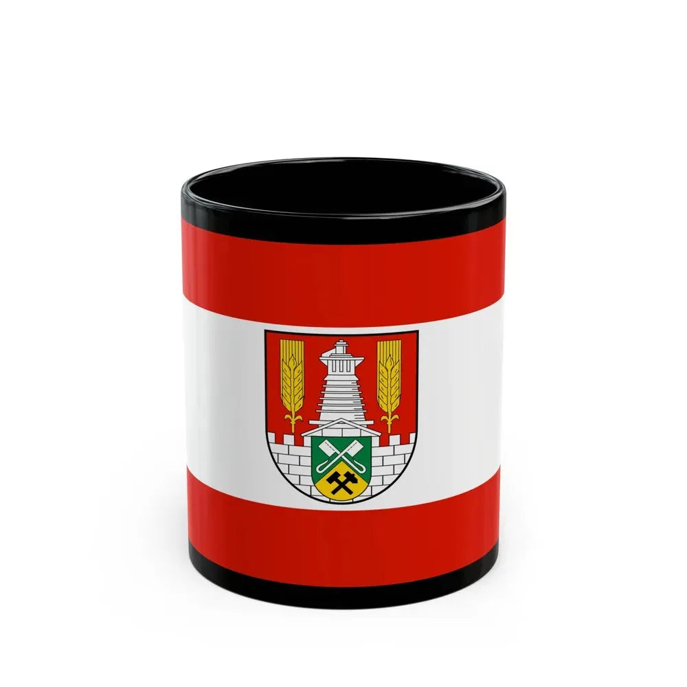 Flag of Salzgitter Germany - Black Coffee Mug 11oz - Go Mug Yourself