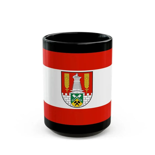Flag of Salzgitter Germany - Black Coffee Mug 15oz - Go Mug Yourself