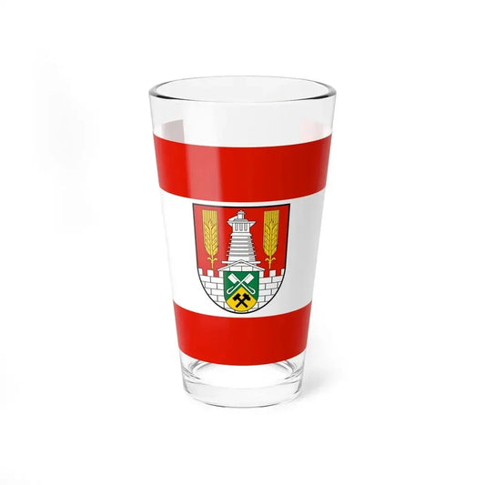 Flag of Salzgitter Germany - Pint Glass 16oz 16oz - Go Mug Yourself