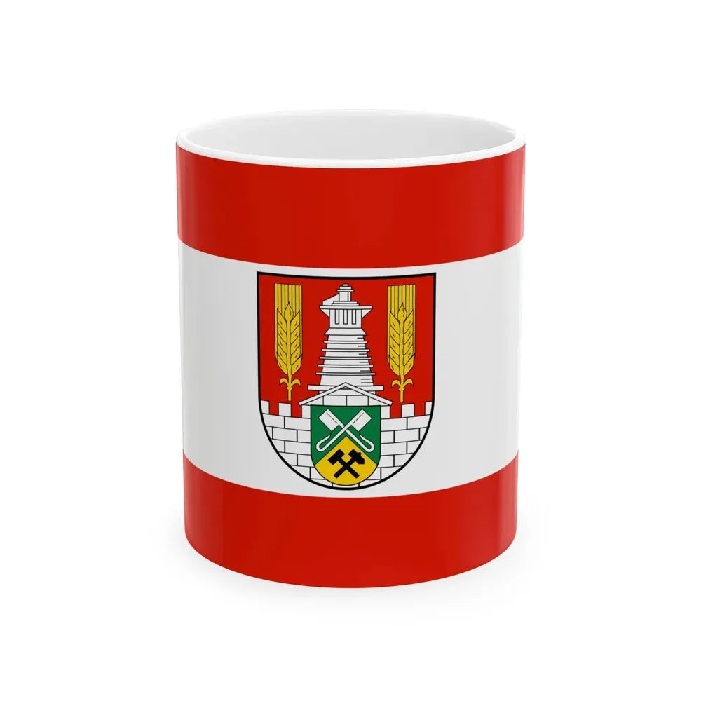 Flag of Salzgitter Germany - White Coffee Mug 11oz - Go Mug Yourself