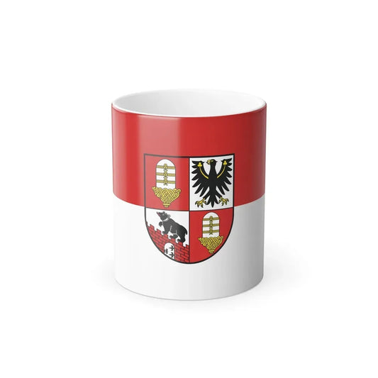 Flag of Salzlandkreis Germany - Color Changing Coffee Mug 11oz - Go Mug Yourself