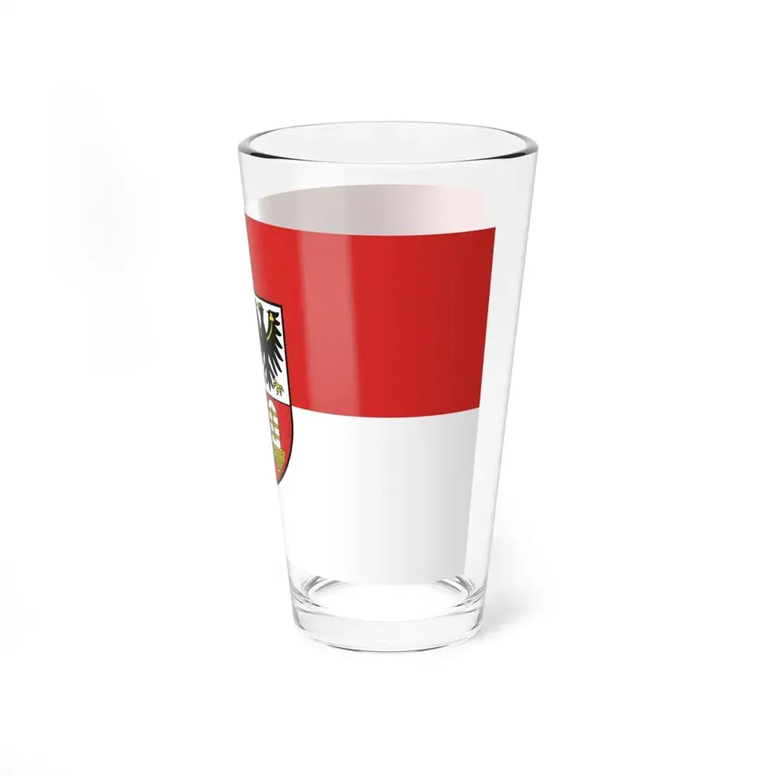 Flag of Salzlandkreis Germany - Pint Glass 16oz - Go Mug Yourself