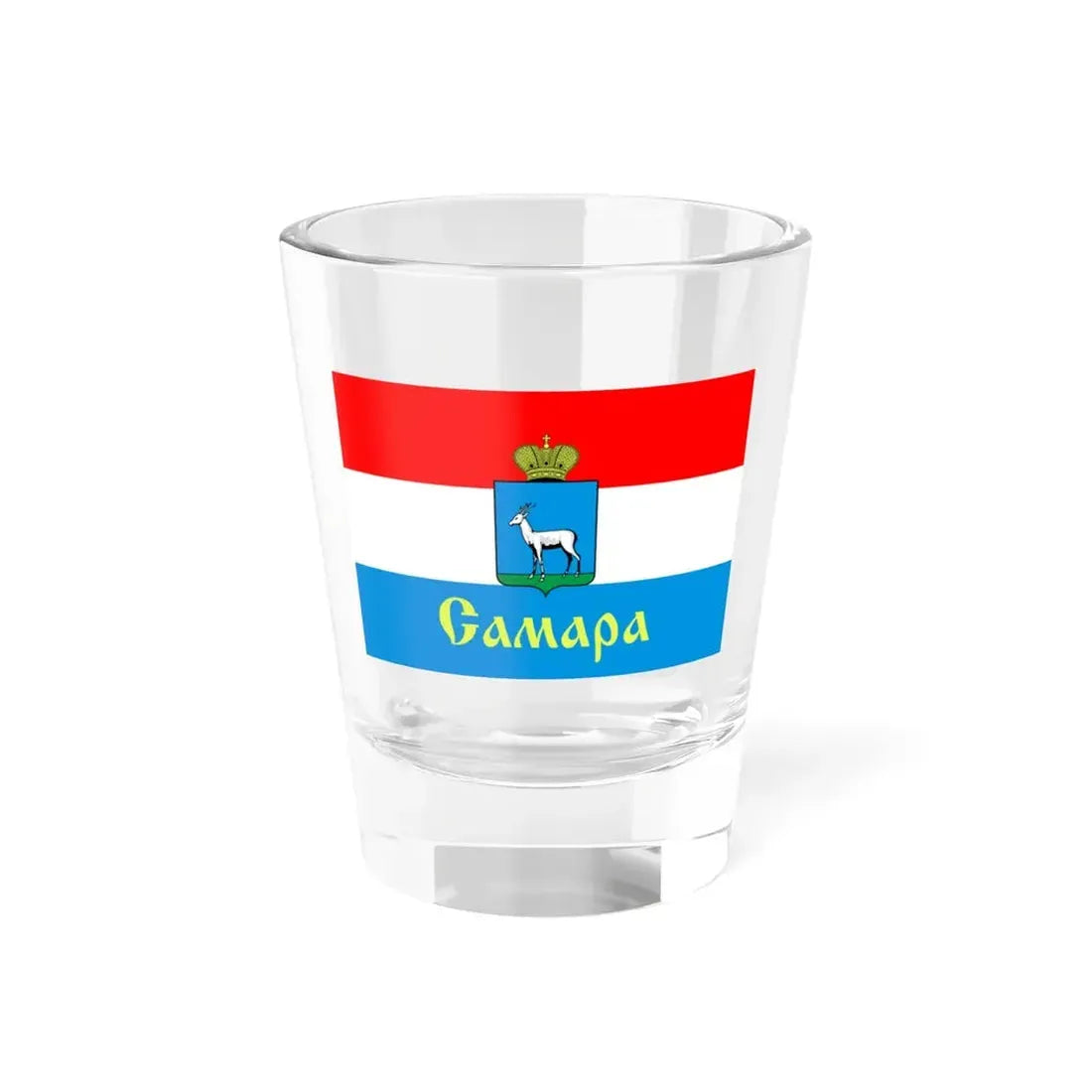 Flag of Samara Russia - Shot Glass 1.5oz 1.5oz - Go Mug Yourself