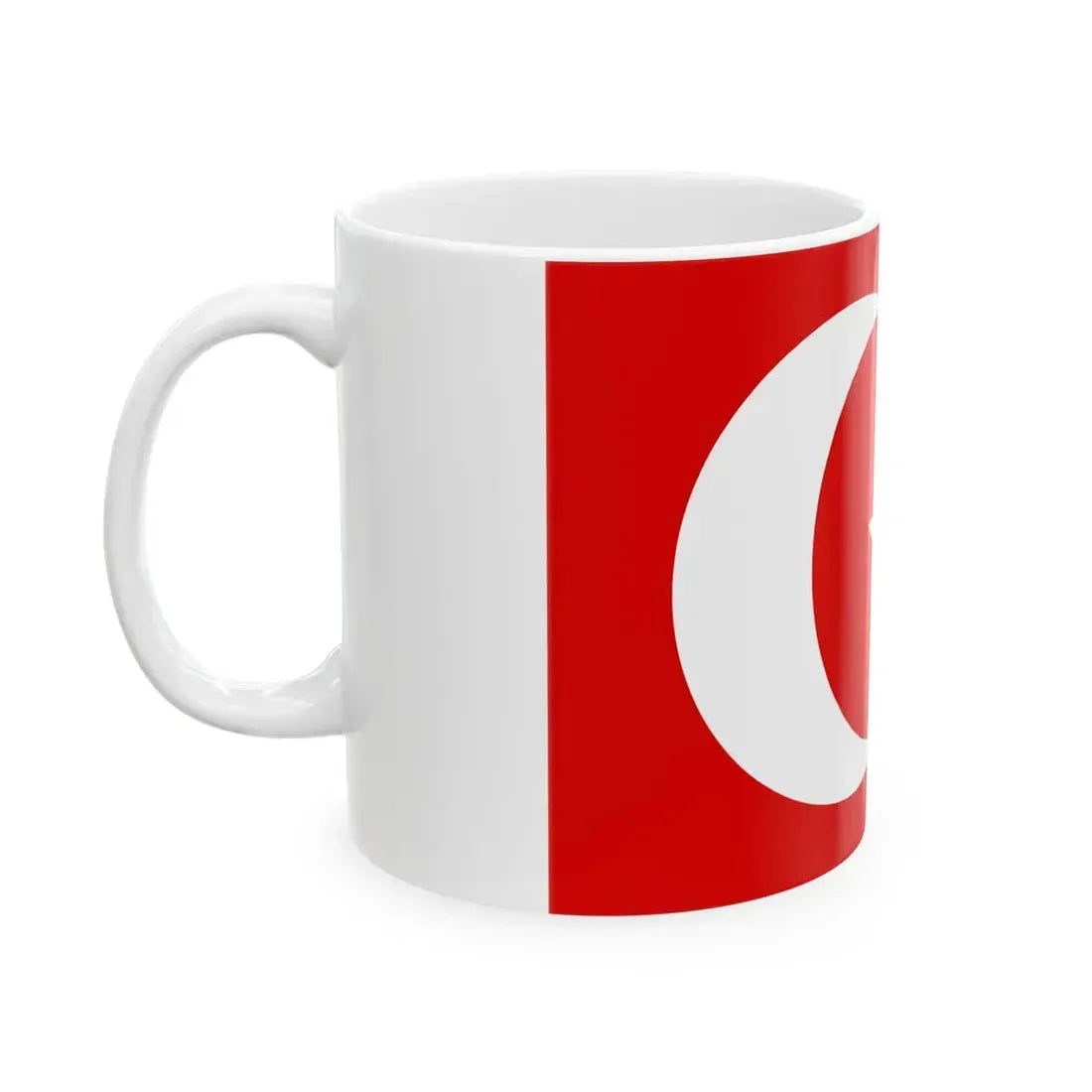 Flag of Samoa 1858-1873 as reported in the Flags of Paradise chart (Samoa) White Coffee Mug - Go Mug Yourself