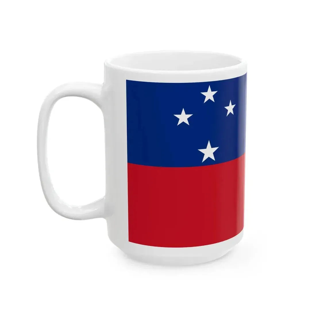 Flag of Samoa 1948-1949 (Samoa) White Coffee Mug - Go Mug Yourself