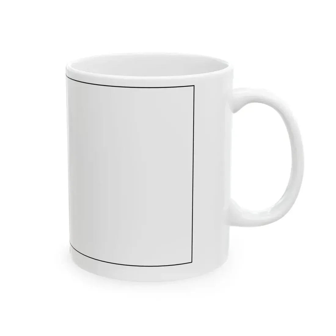 Flag of Samoa colouring page (Samoa) White Coffee Mug - Go Mug Yourself